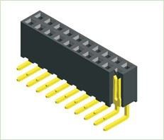 2.0 mm Female Header Right Angle H6.35