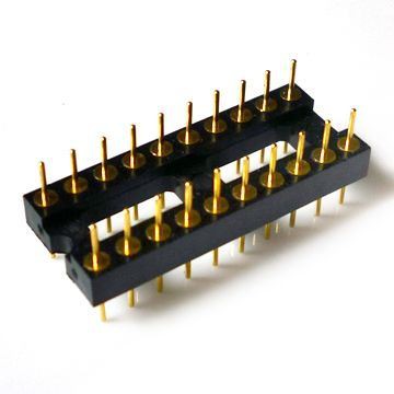 Cabezales de clavija doble en línea de 2,54 mm DIP recto