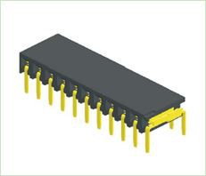 Cabezal hembra de 2,54 mm Tipo de entrada de ángulo de fila única