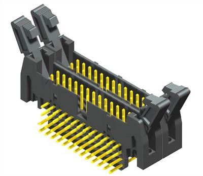 Cabezal del eyector de 2,54 mm Conector de doble capa del ángel derecho